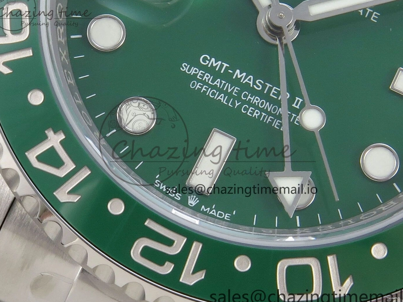 ARF CHS SS GMT-Master Edition VTNR 126729 SH3285 Bracelet Dial Green 1:1 On II Best 1223
